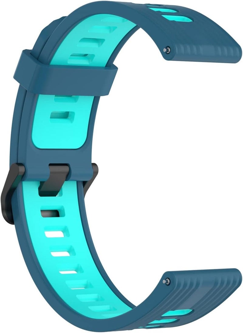 woobles Band for Samsung Galaxy Watch4/Active2,Silicone Watch Replacement Band Strap Soft Sports Wristband Strap Compatible with Galaxy Watch4/Active2,5.5-8.7in,20mm (Mint Green) - Image 1